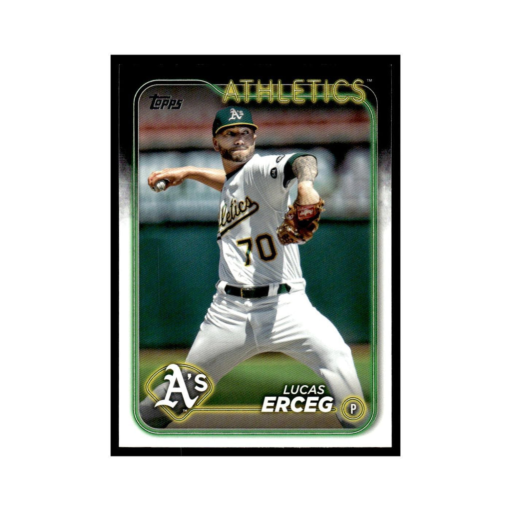Lucas Erceg 2024 Topps Update #US93 Oakland Athletics Baseball Card NM