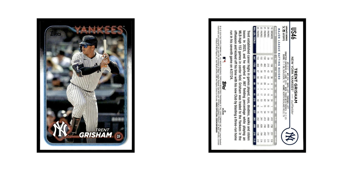 Trent Grisham 2024 Topps Update #US46 New York Yankees Baseball Card NM