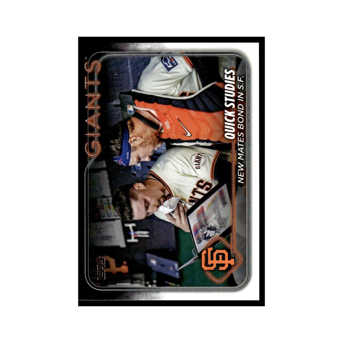 Patrick Bailey   Blake Snell 2024 Topps Update #US55 San Francisco Giants NM