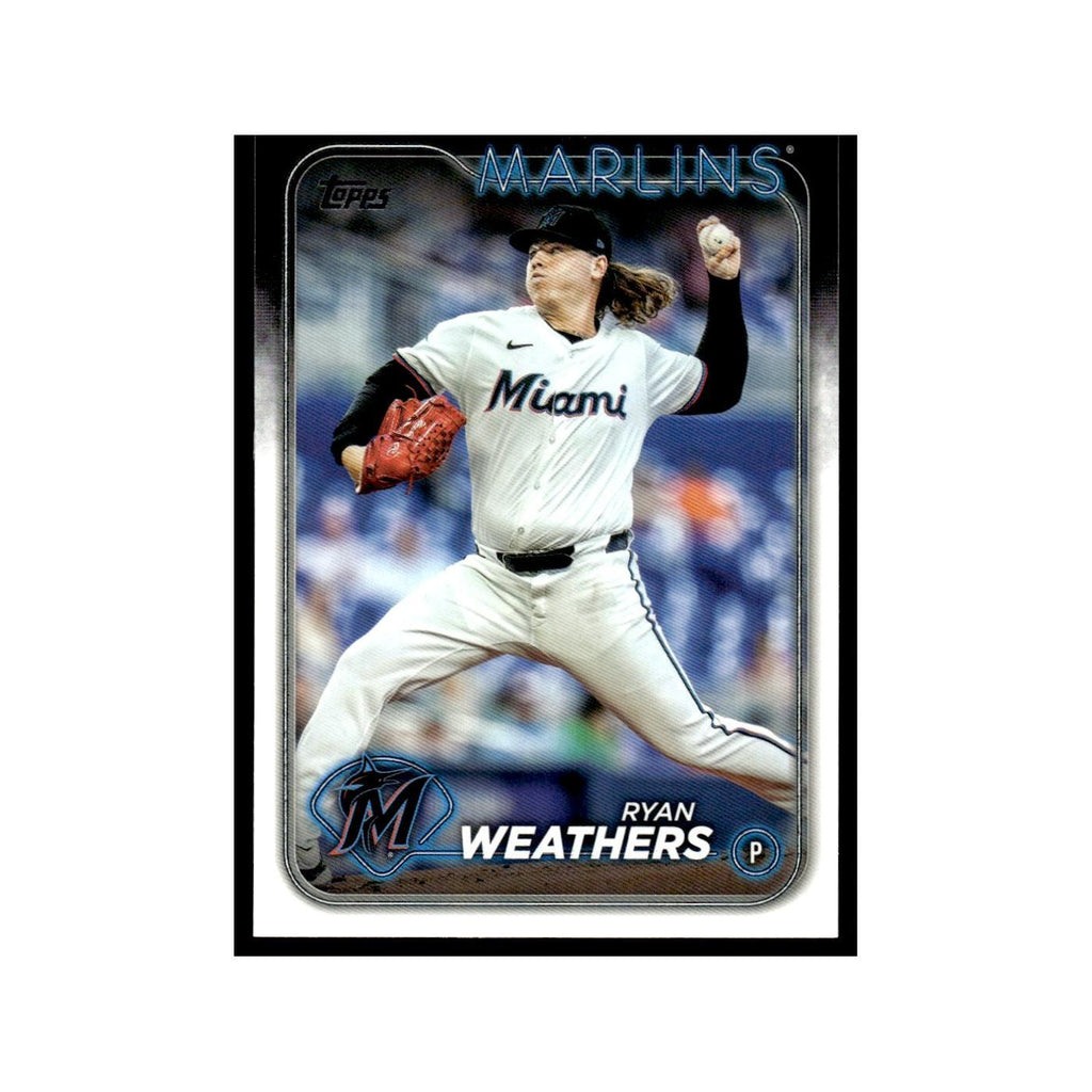 Ryan Weathers 2024 Topps Update #US103 Miami Marlins Baseball Card NM