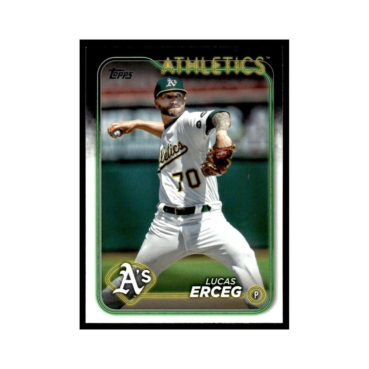 Lucas Erceg 2024 Topps Update #US93 Oakland Athletics Baseball Card NM