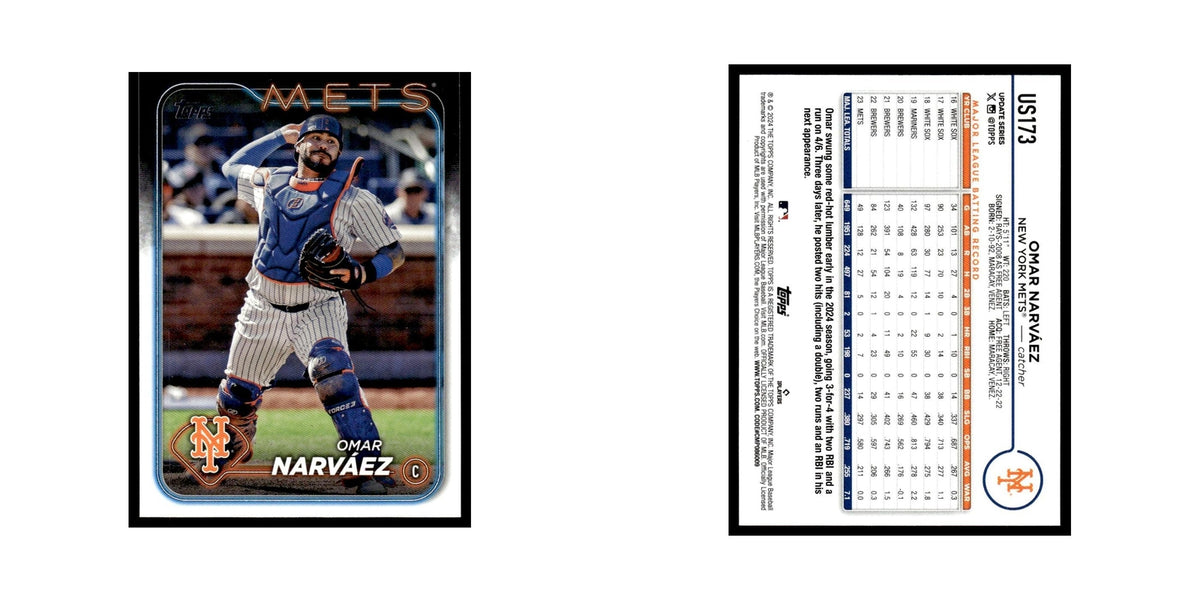 Omar Narvaez 2024 Topps Update #US173 New York Mets Baseball Card NM