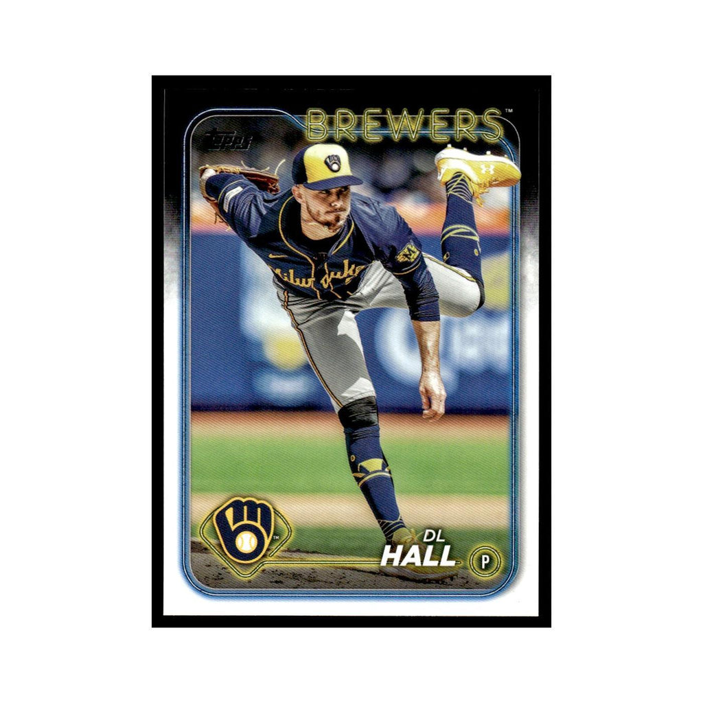 DL Hall 2024 Topps Update #US112 Milwaukee Brewers Baseball Card NM