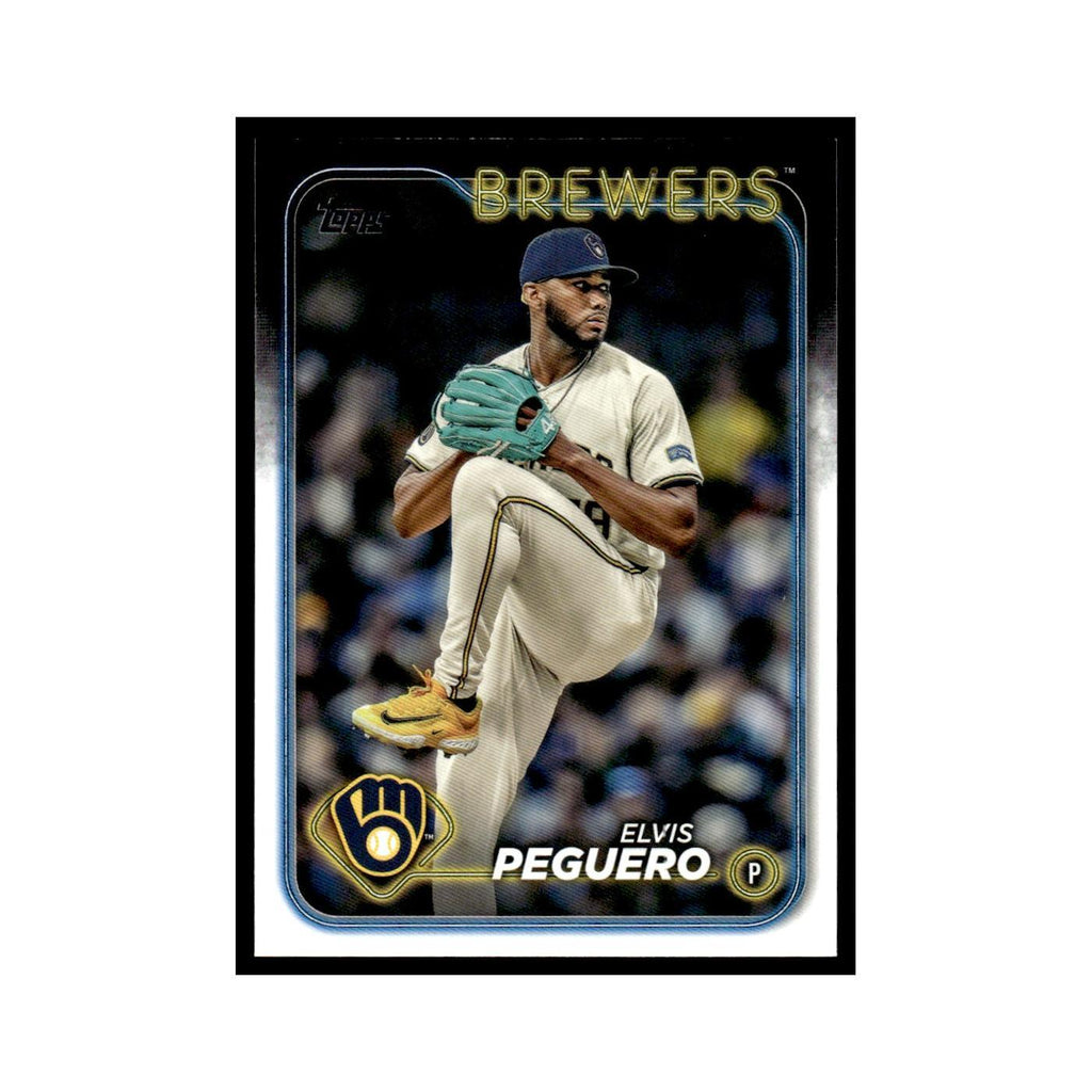 Elvis Peguero 2024 Topps Update #US17 Milwaukee Brewers Baseball Card NM
