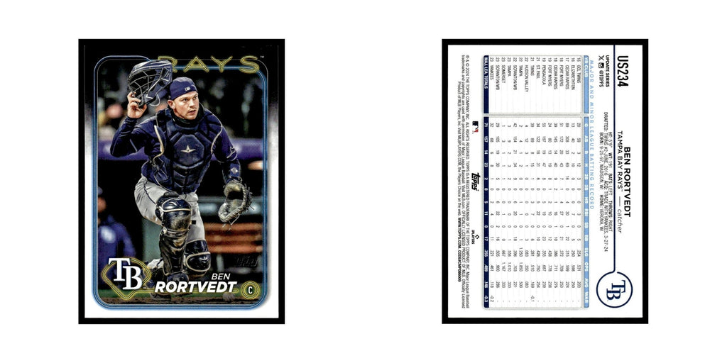 Ben Rortvedt 2024 Topps Update #US234 Tampa Bay Rays Baseball Card NM