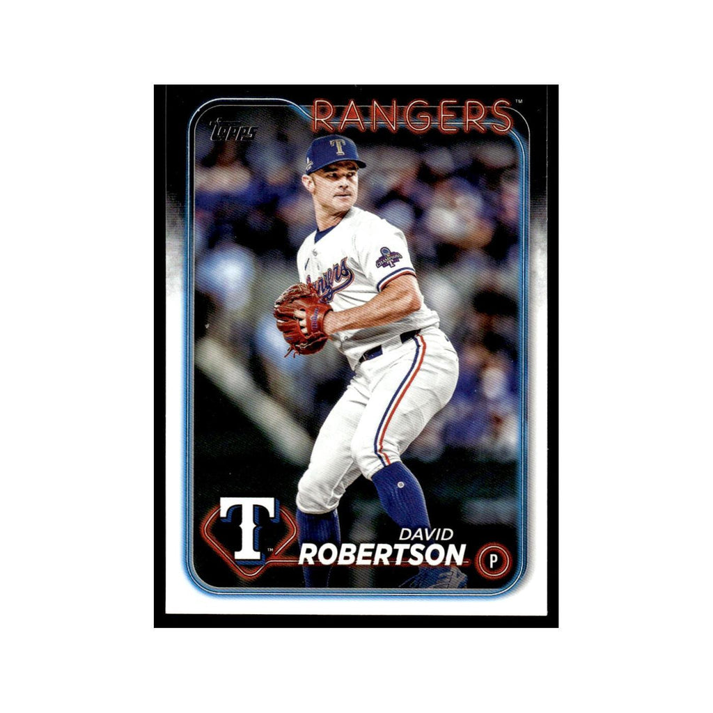 David Robertson 2024 Topps Update #US284 Texas Rangers Baseball Card NM