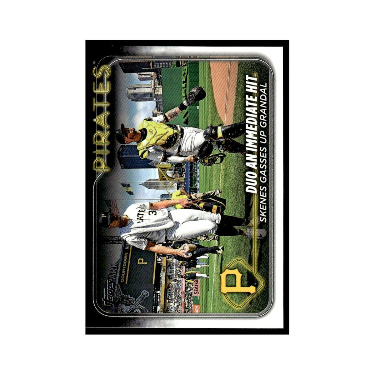 Yasmani Grandal   Paul Skenes 2024 Topps Update #US160 Pittsburgh Pirates NM