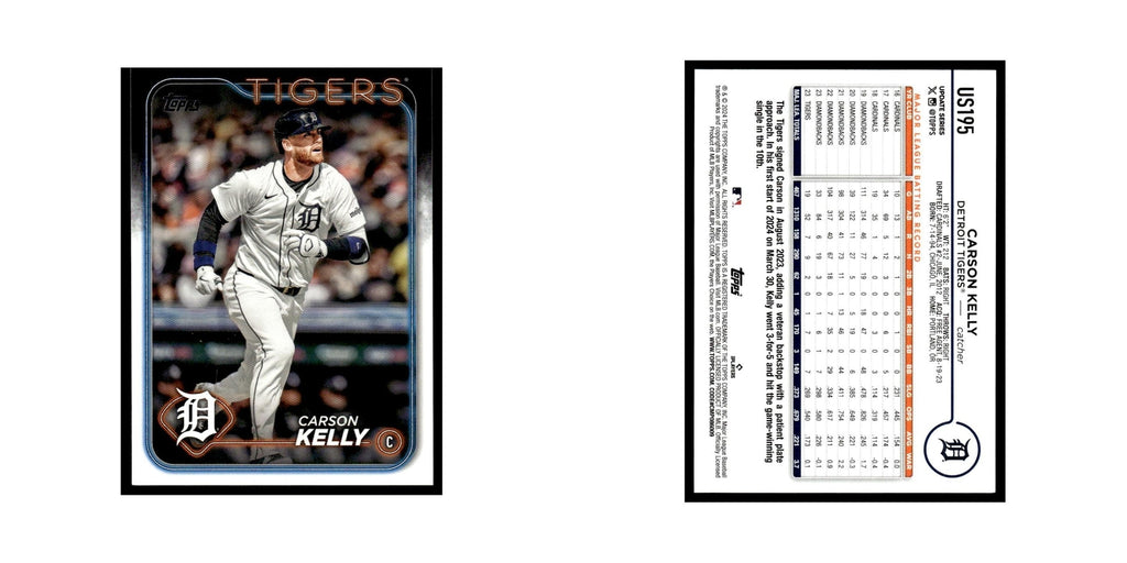 Carson Kelly 2024 Topps Update #US195 Detroit Tigers Baseball Card NM
