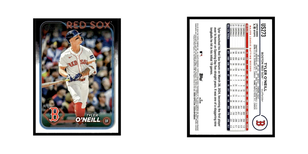 Tyler O'Neill 2024 Topps Update #US273 Boston Red Sox Baseball Card NM