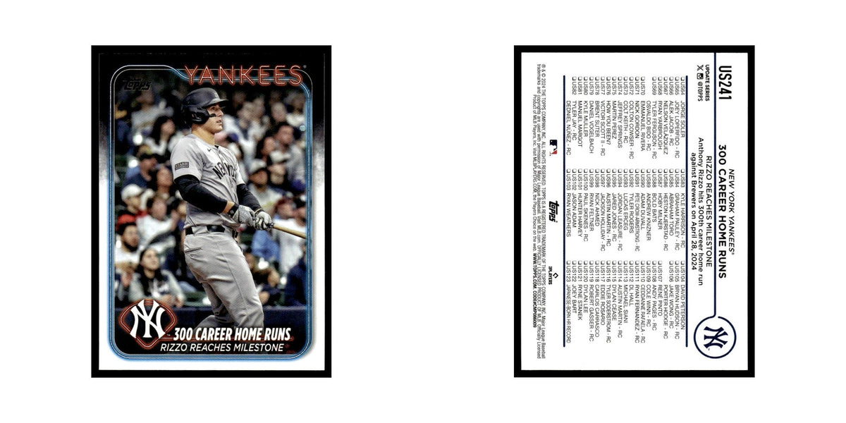 Anthony Rizzo 2024 Topps Update #US241 New York Yankees Baseball Card NM