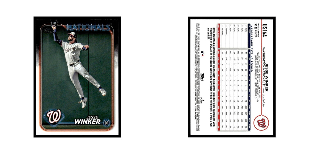 Jesse Winker 2024 Topps Update #US164 Washington Nationals Baseball Card NM