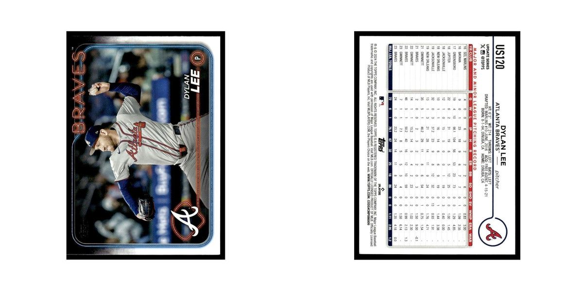 Dylan Lee 2024 Topps Update #US120 Atlanta Braves Baseball Card NM