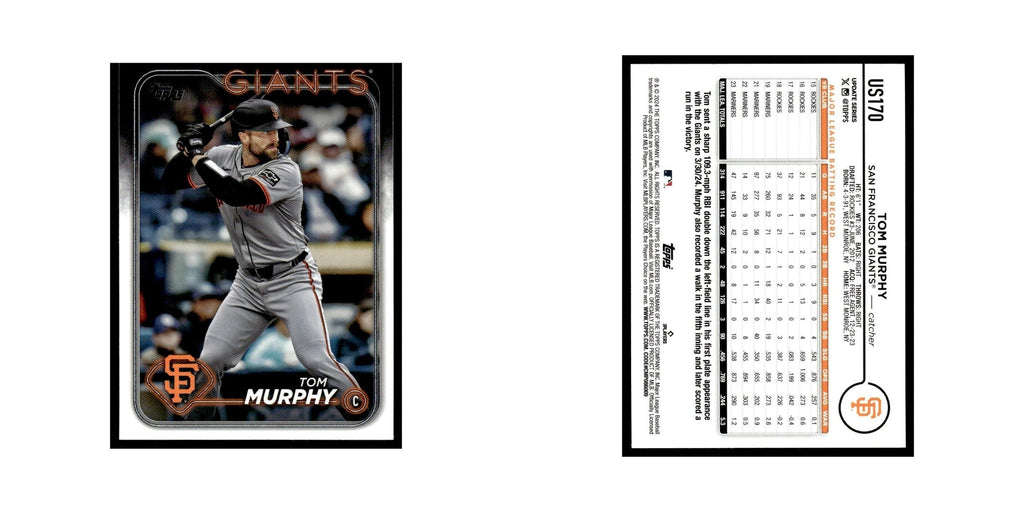 Tom Murphy 2024 Topps Update #US170 San Francisco Giants Baseball Card NM