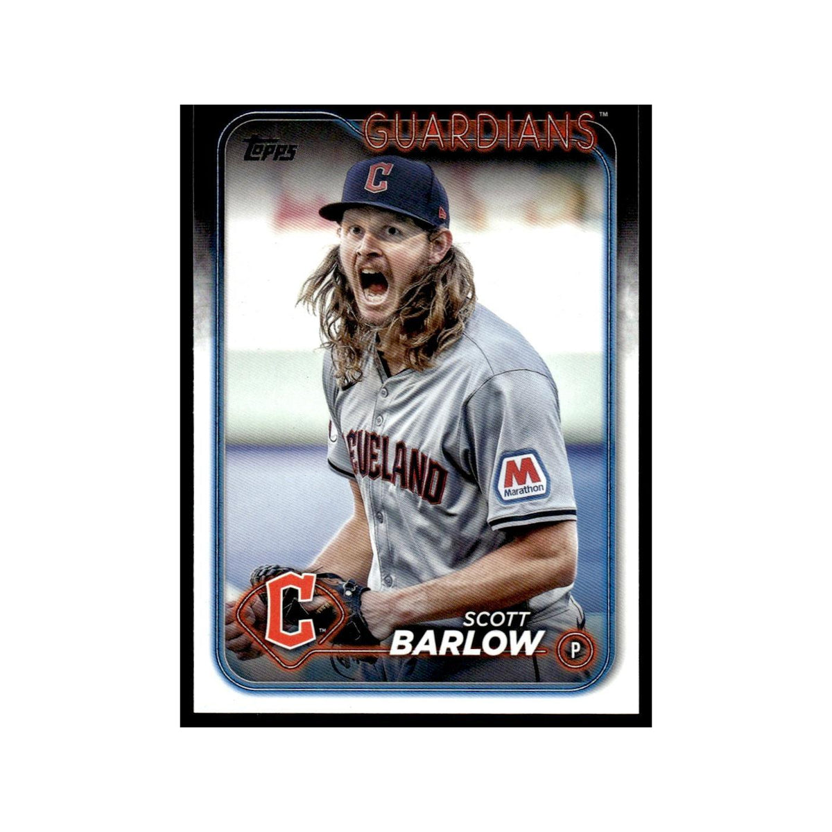 Scott Barlow 2024 Topps Update #US42 Cleveland Guardians Baseball Card NM
