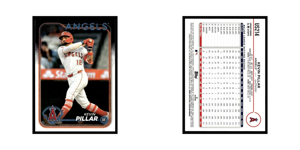 Kevin Pillar 2024 Topps Update #US214 Los Angeles Angels Baseball Card NM