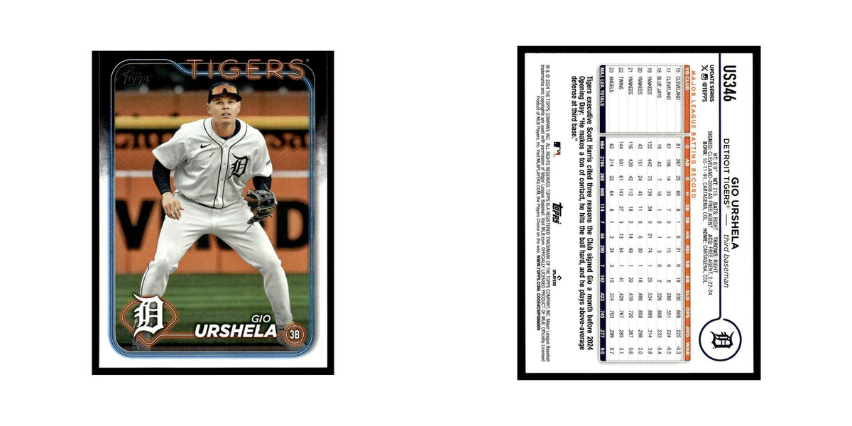 Gio Urshela 2024 Topps Update #US346 Detroit Tigers Baseball Card NM