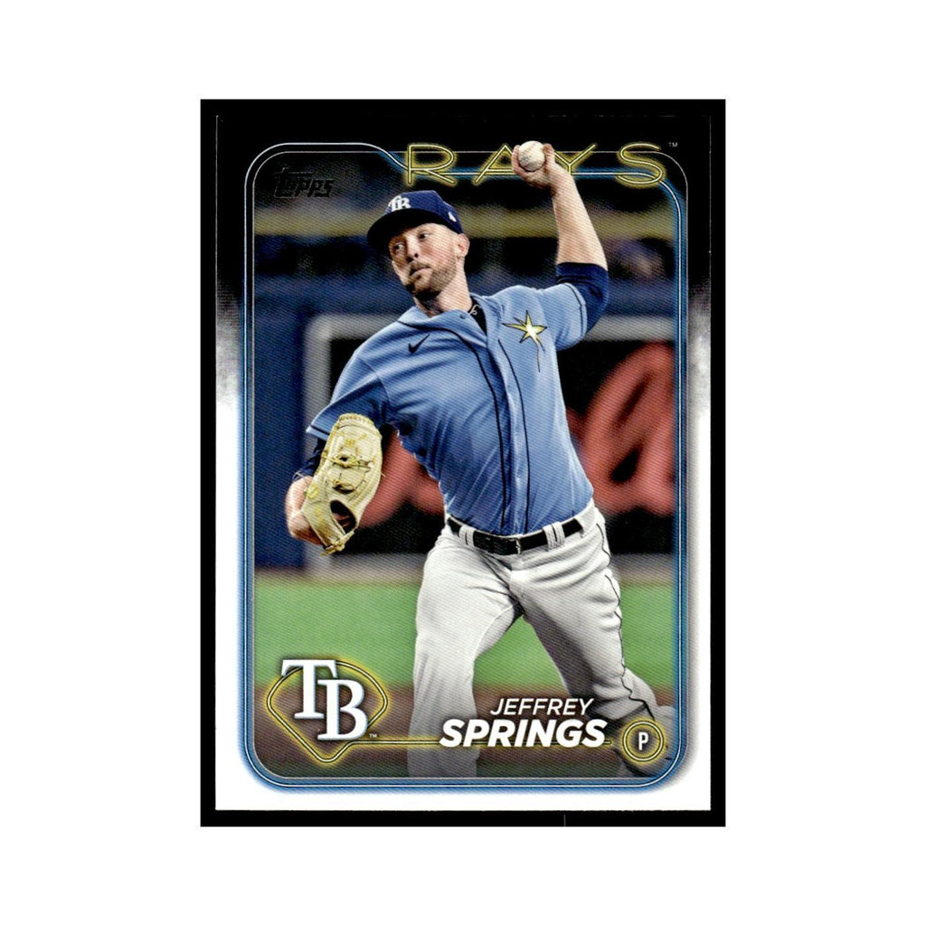 Jeffrey Springs 2024 Topps Update #US74 Tampa Bay Rays Baseball Card NM