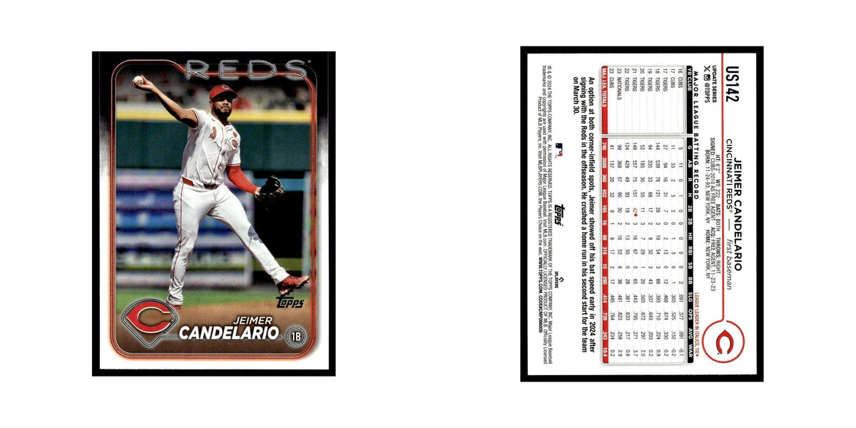 Jeimer Candelario 2024 Topps Update #US142 Cincinnati Reds Baseball Card NM