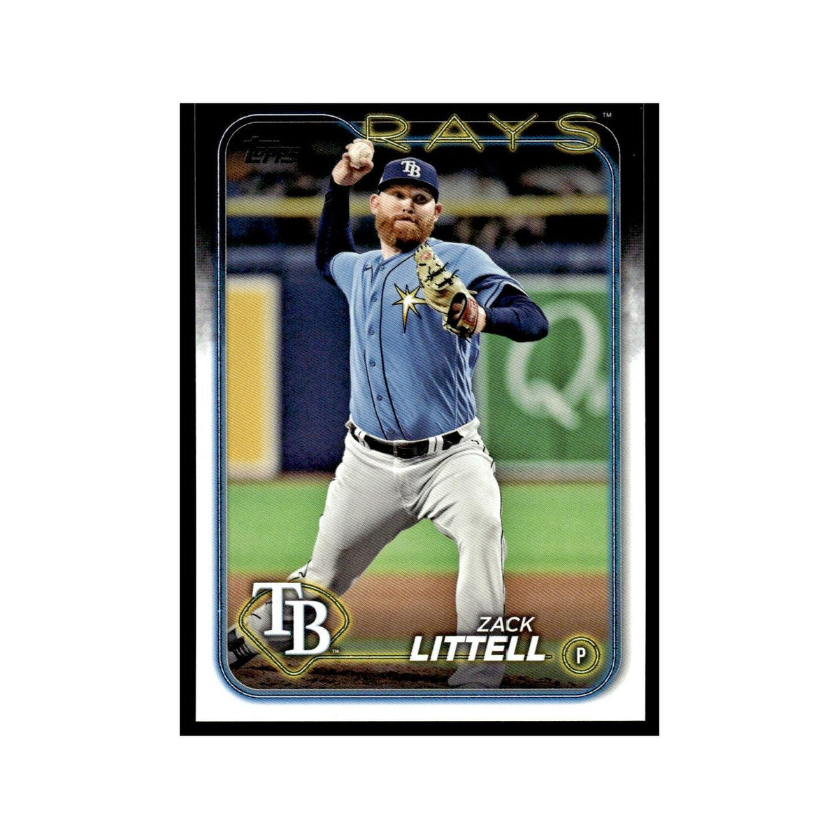 Zack Littell 2024 Topps Update #US139 Tampa Bay Rays Baseball Card NM