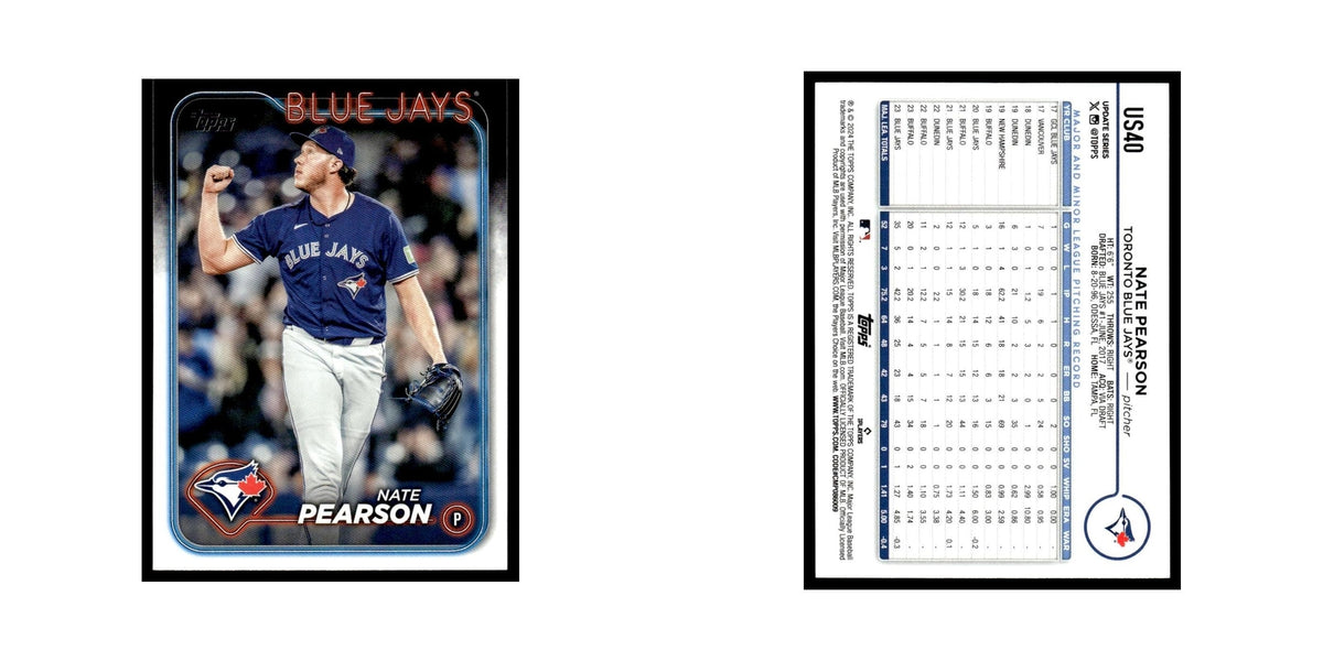 Nate Pearson 2024 Topps Update #US40 Toronto Blue Jays Baseball Card NM