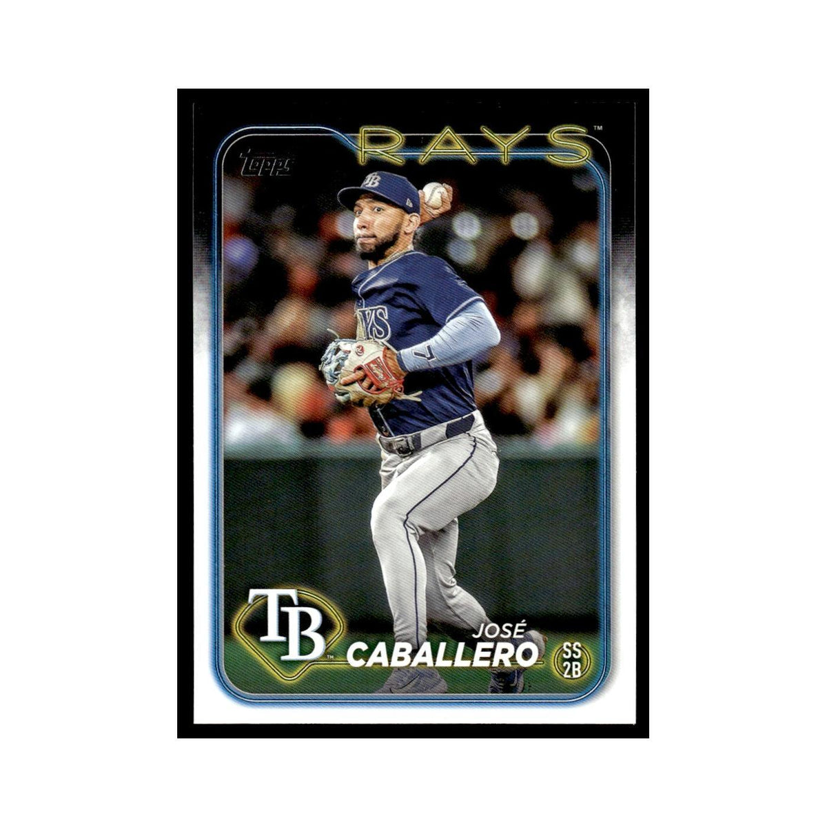 Jose Caballero 2024 Topps Update #US161 Tampa Bay Rays Baseball Card NM