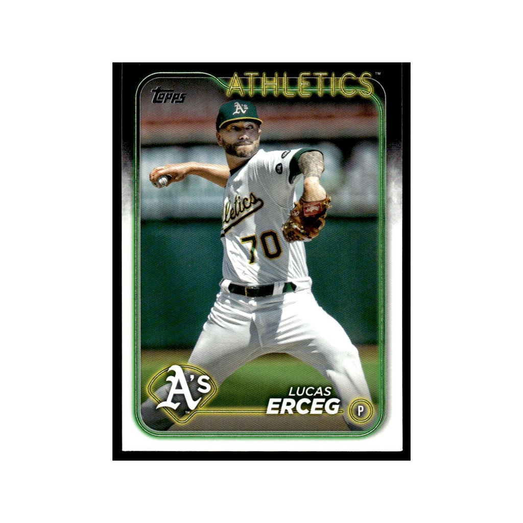 Lucas Erceg 2024 Topps Update #US93 Oakland Athletics Baseball Card NM