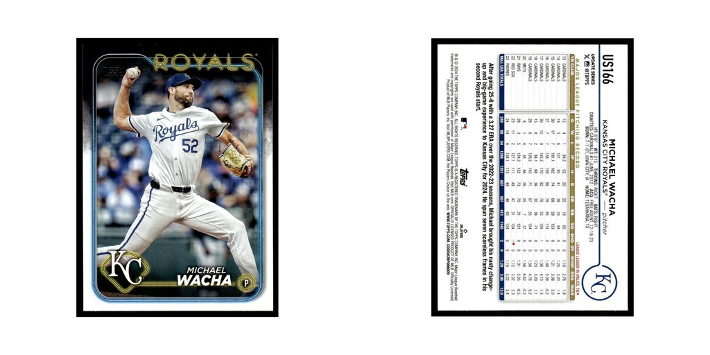 Michael Wacha 2024 Topps Update #US166 Kansas City Royals Baseball Card NM