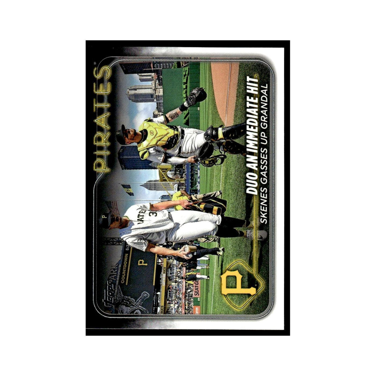 Yasmani Grandal   Paul Skenes 2024 Topps Update #US160 Pittsburgh Pirates NM