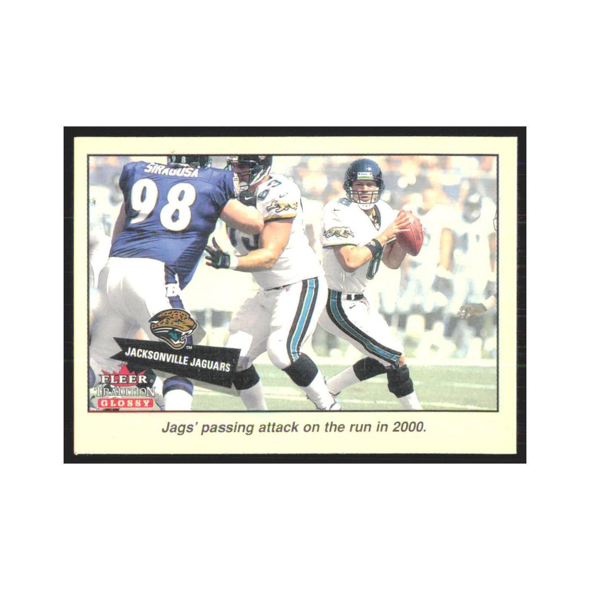 Jacksonville Jaguars 2001 Fleer Tradition Glossy #352 Jacksonville Jaguars NM