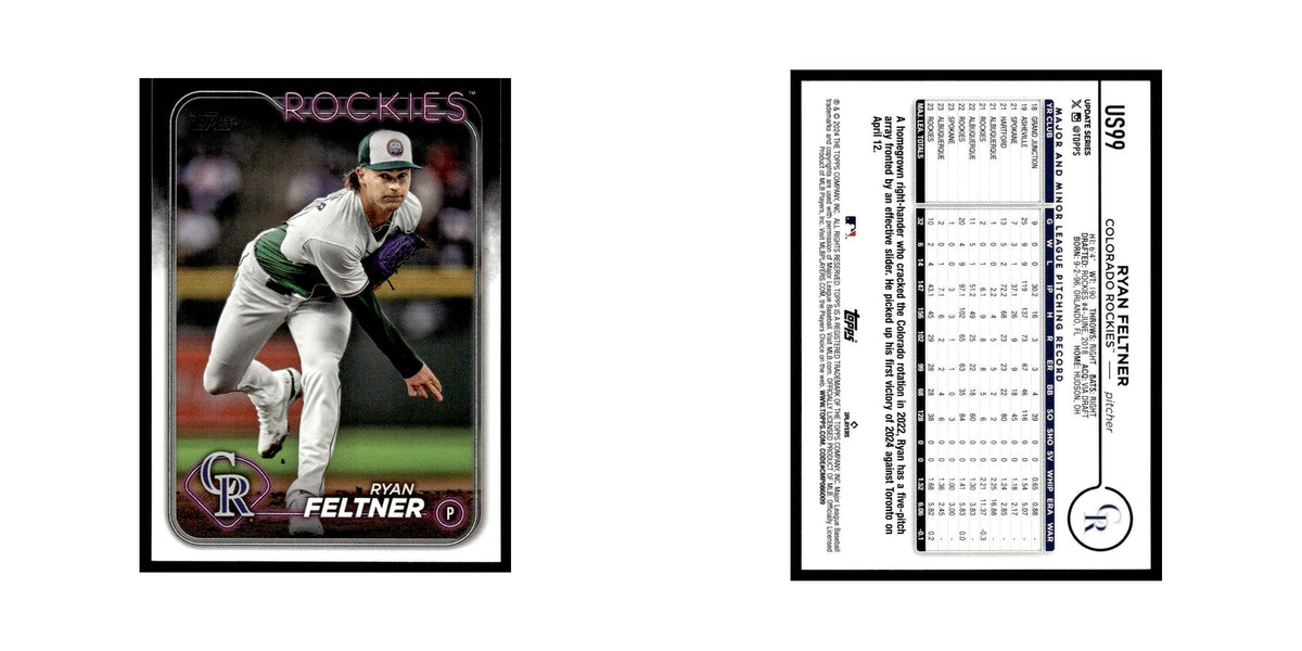 Ryan Feltner 2024 Topps Update #US99 Colorado Rockies Baseball Card NM