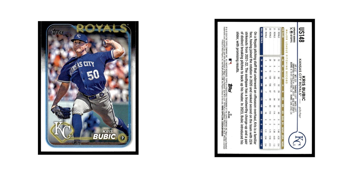 Kris Bubic 2024 Topps Update #US148 Kansas City Royals Baseball Card NM
