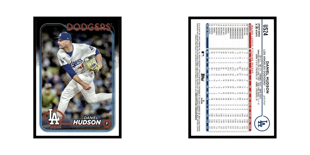 Daniel Hudson 2024 Topps Update #US24 Los Angeles Dodgers Baseball Card NM