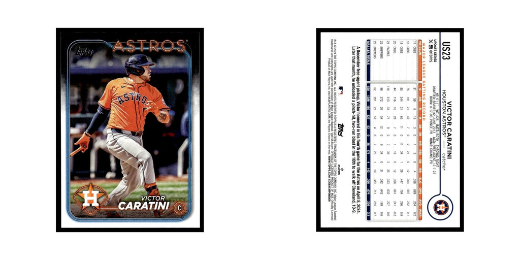 Victor Caratini 2024 Topps Update #US23 Houston Astros Baseball Card NM