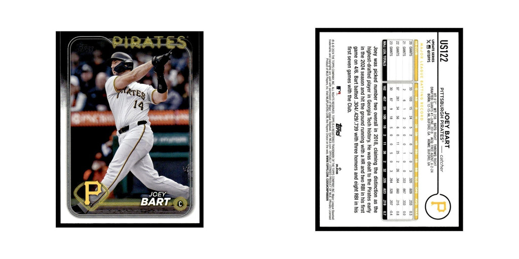 Joey Bart 2024 Topps Update #US122 Pittsburgh Pirates Baseball Card NM
