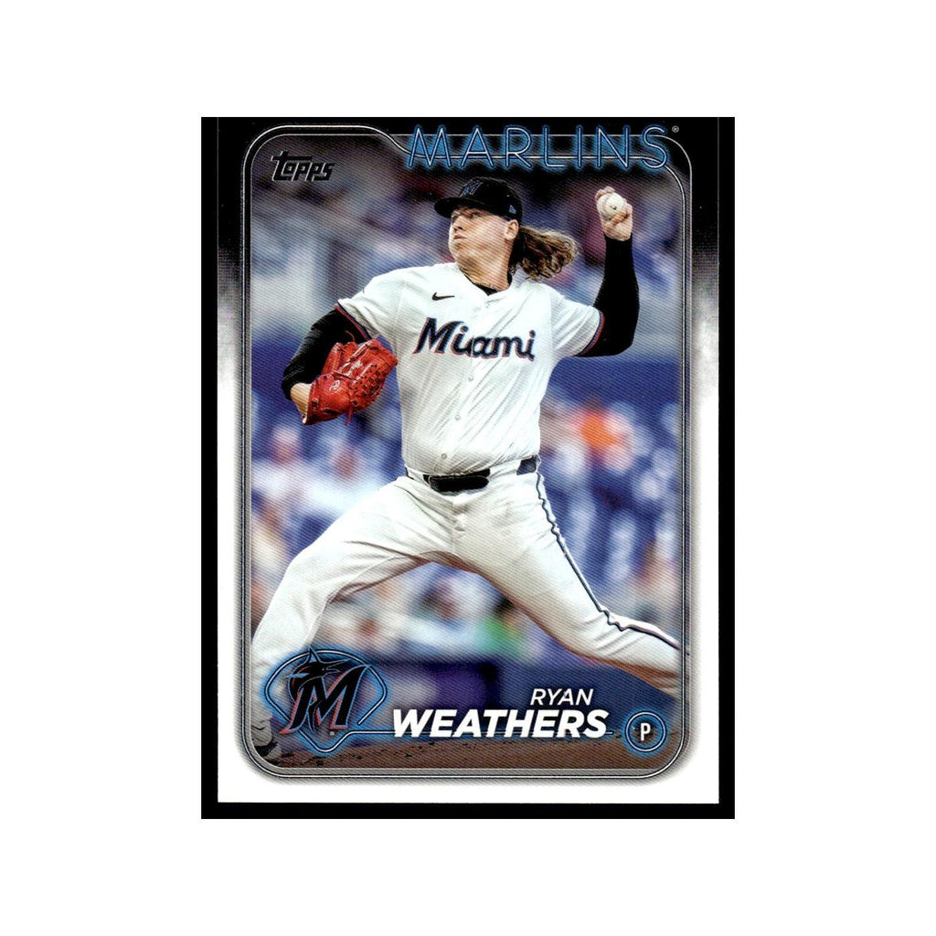 Ryan Weathers 2024 Topps Update #US103 Miami Marlins Baseball Card NM