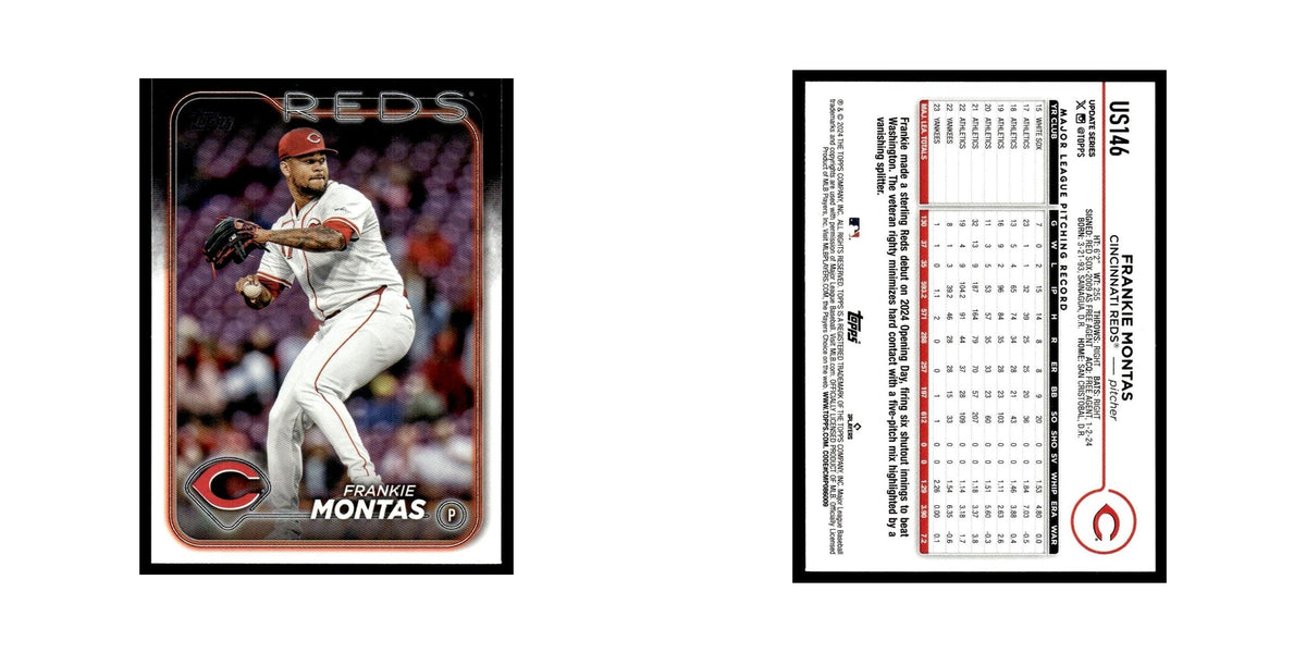 Frankie Montas 2024 Topps Update #US146 Cincinnati Reds Baseball Card NM