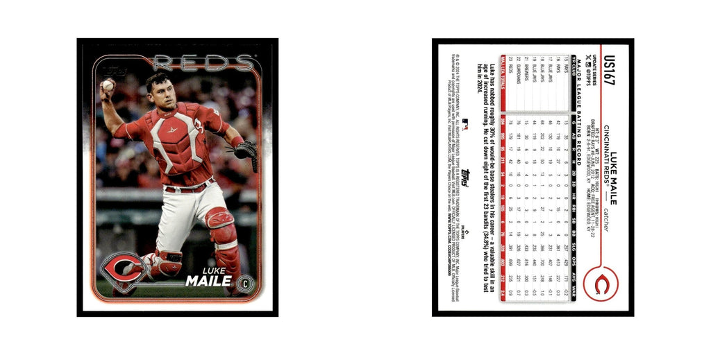 Luke Maile 2024 Topps Update #US167 Cincinnati Reds Baseball Card NM