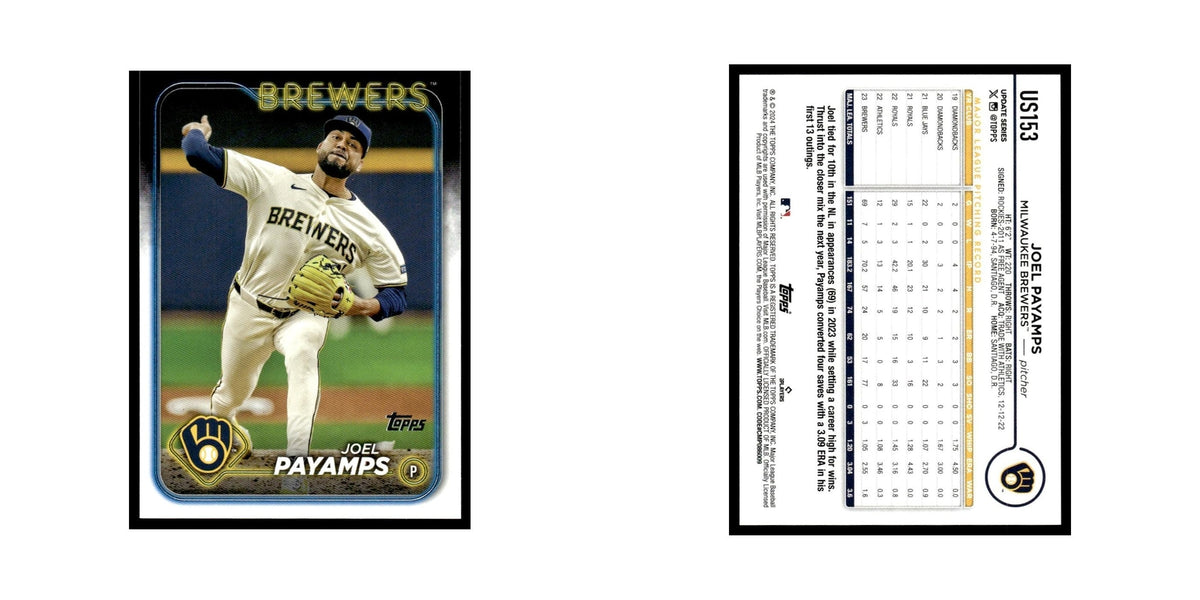 Joel Payamps 2024 Topps Update #US153 Milwaukee Brewers Baseball Card NM