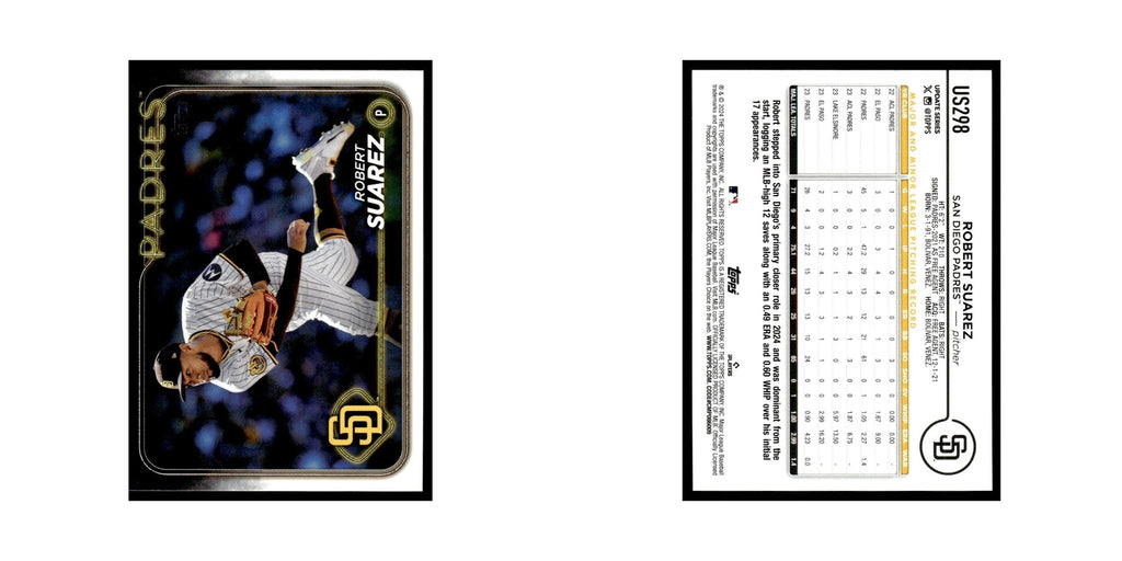 Robert Suarez 2024 Topps Update #US298 San Diego Padres Baseball Card NM