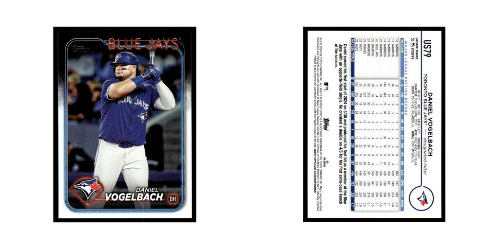 Daniel Vogelbach 2024 Topps Update #US79 Toronto Blue Jays Baseball Card NM