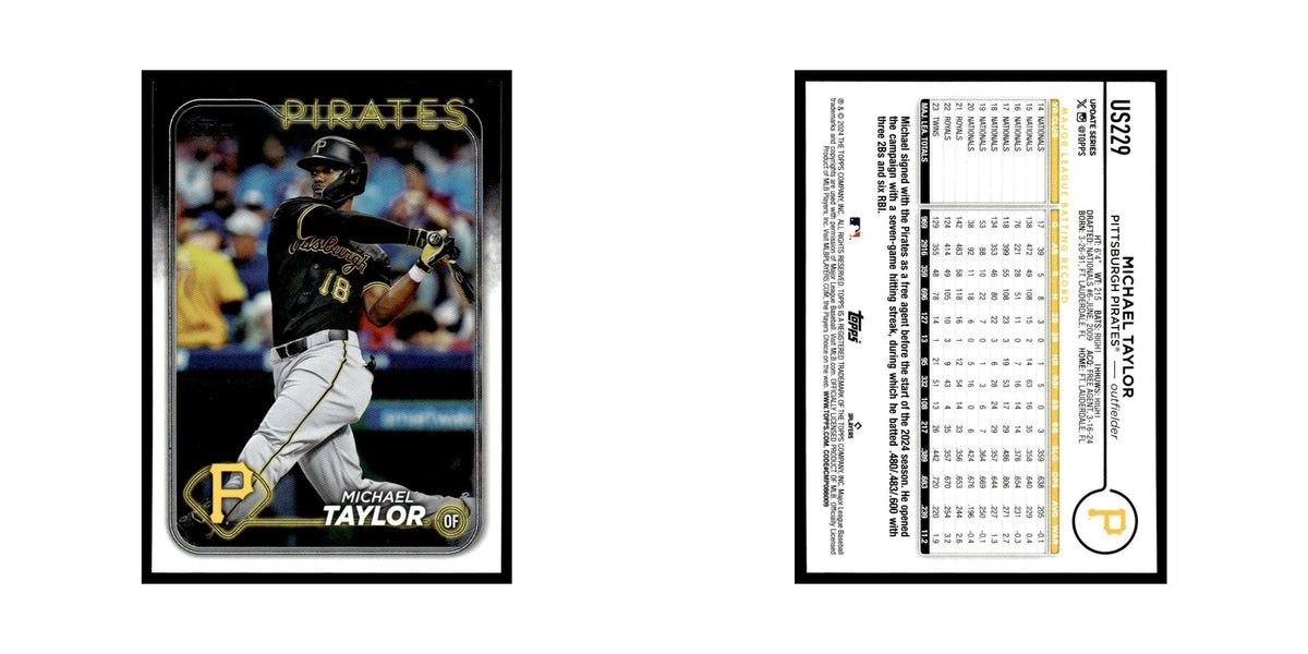 Michael Taylor 2024 Topps Update #US229 Pittsburgh Pirates Baseball Card NM