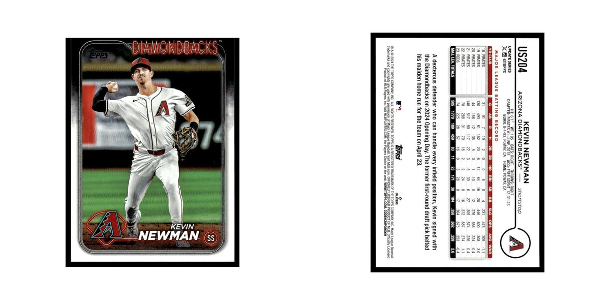 Kevin Newman 2024 Topps Update #US204 Arizona Diamondbacks Baseball Card NM