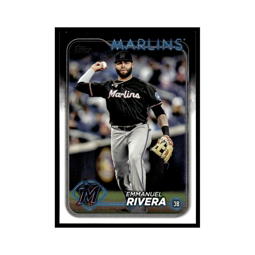 Emmanuel Rivera 2024 Topps Update #US70 Miami Marlins Baseball Card NM