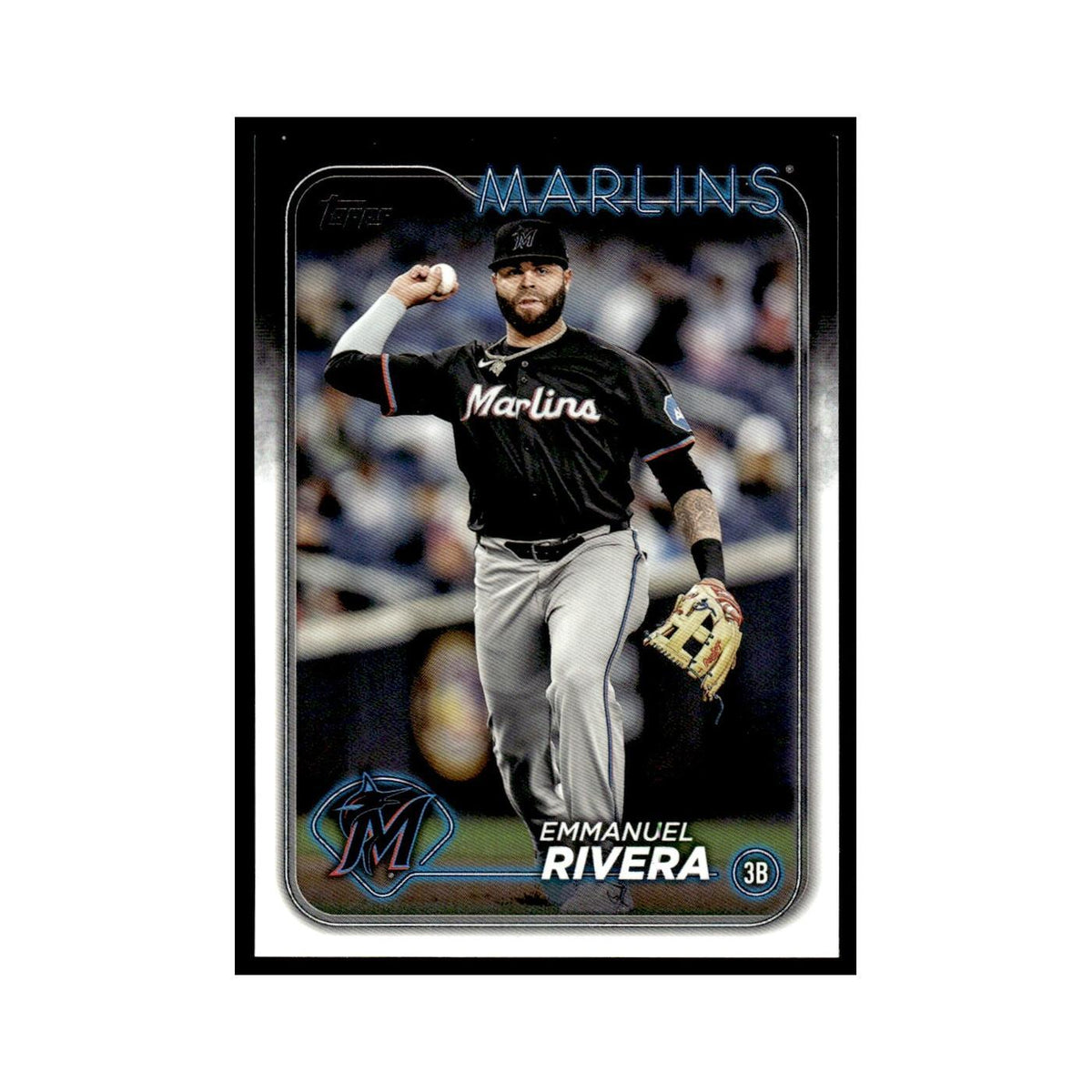 Emmanuel Rivera 2024 Topps Update #US70 Miami Marlins Baseball Card NM