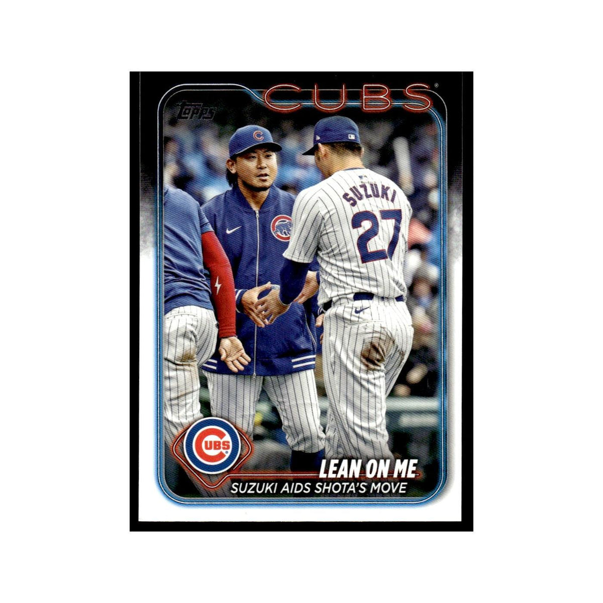 Seiya Suzuki   Shota Imanaga 2024 Topps Update #US205 Chicago Cubs NM