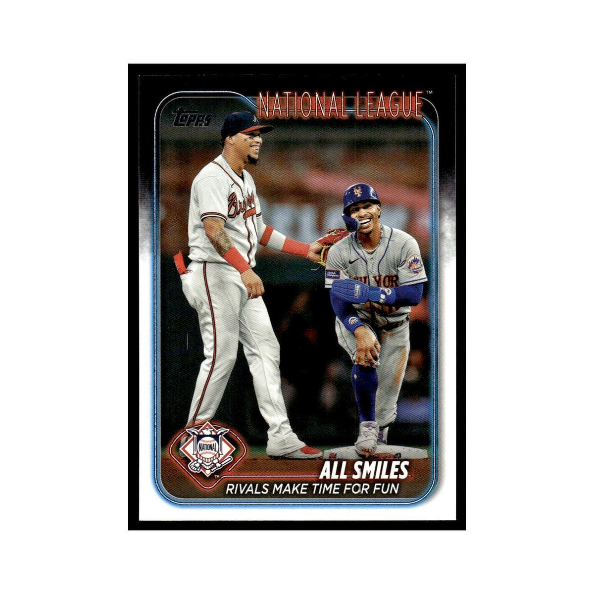 Orlando Arcia   Francisco Lindor 2024 Topps Update #US154 Atlanta Braves NM