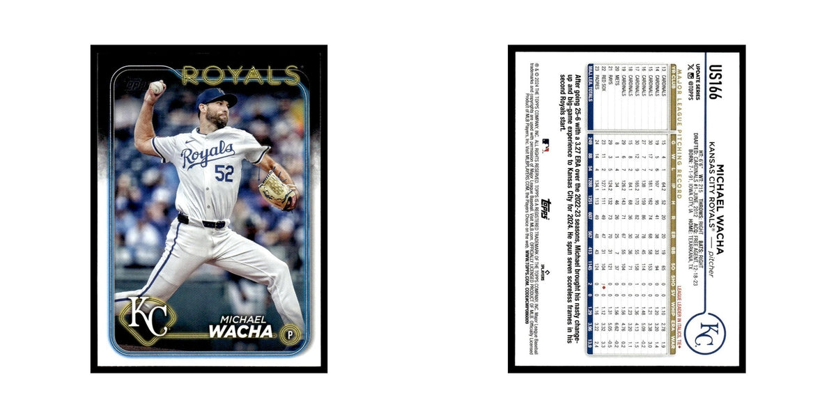 Michael Wacha 2024 Topps Update #US166 Kansas City Royals Baseball Card NM