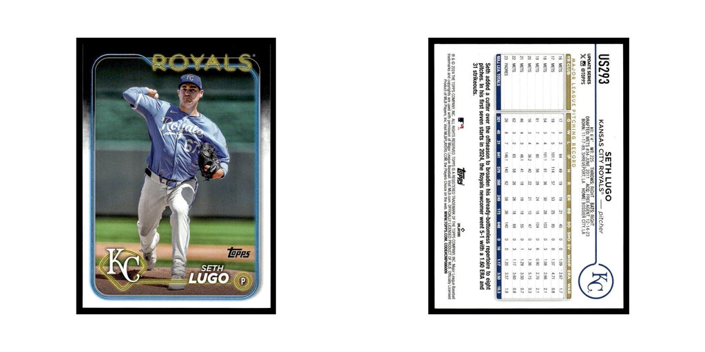 Seth Lugo 2024 Topps Update #US293 Kansas City Royals Baseball Card NM