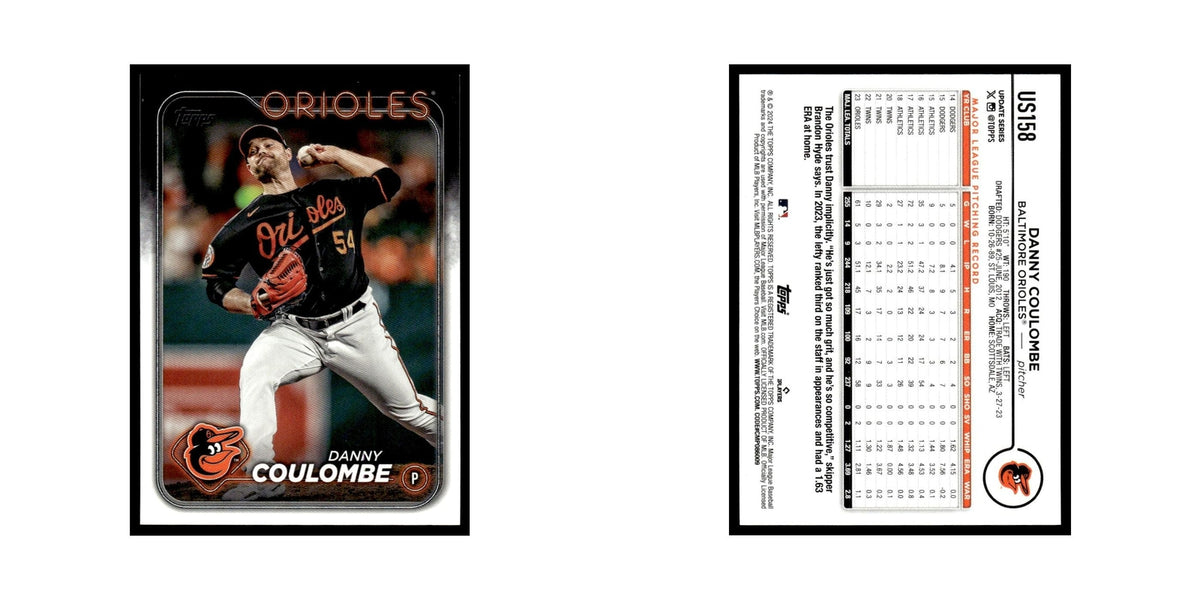 Danny Coulombe 2024 Topps Update #US158 Baltimore Orioles Baseball Card NM