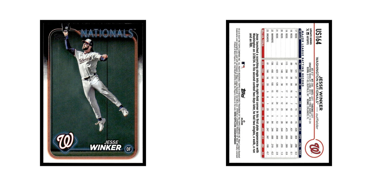 Jesse Winker 2024 Topps Update #US164 Washington Nationals Baseball Card NM